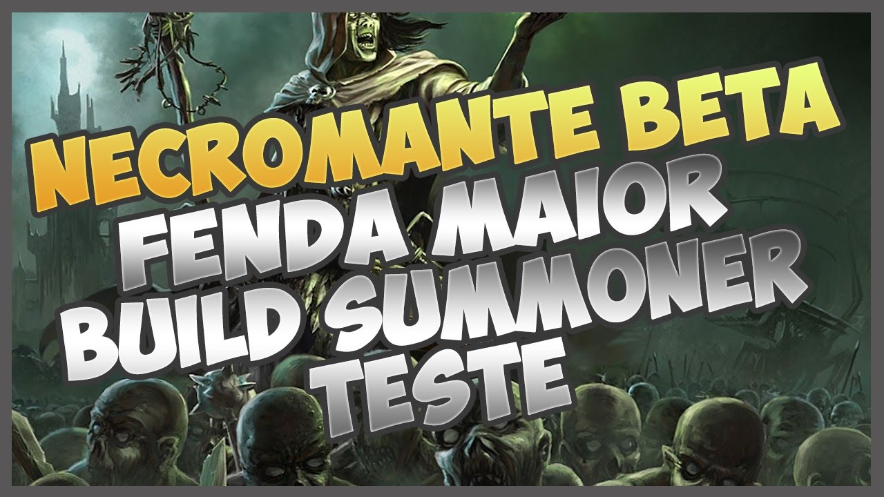 DIABLO 3 ROS - NECROMANTE BETA BUILD SUMMONER TESTE