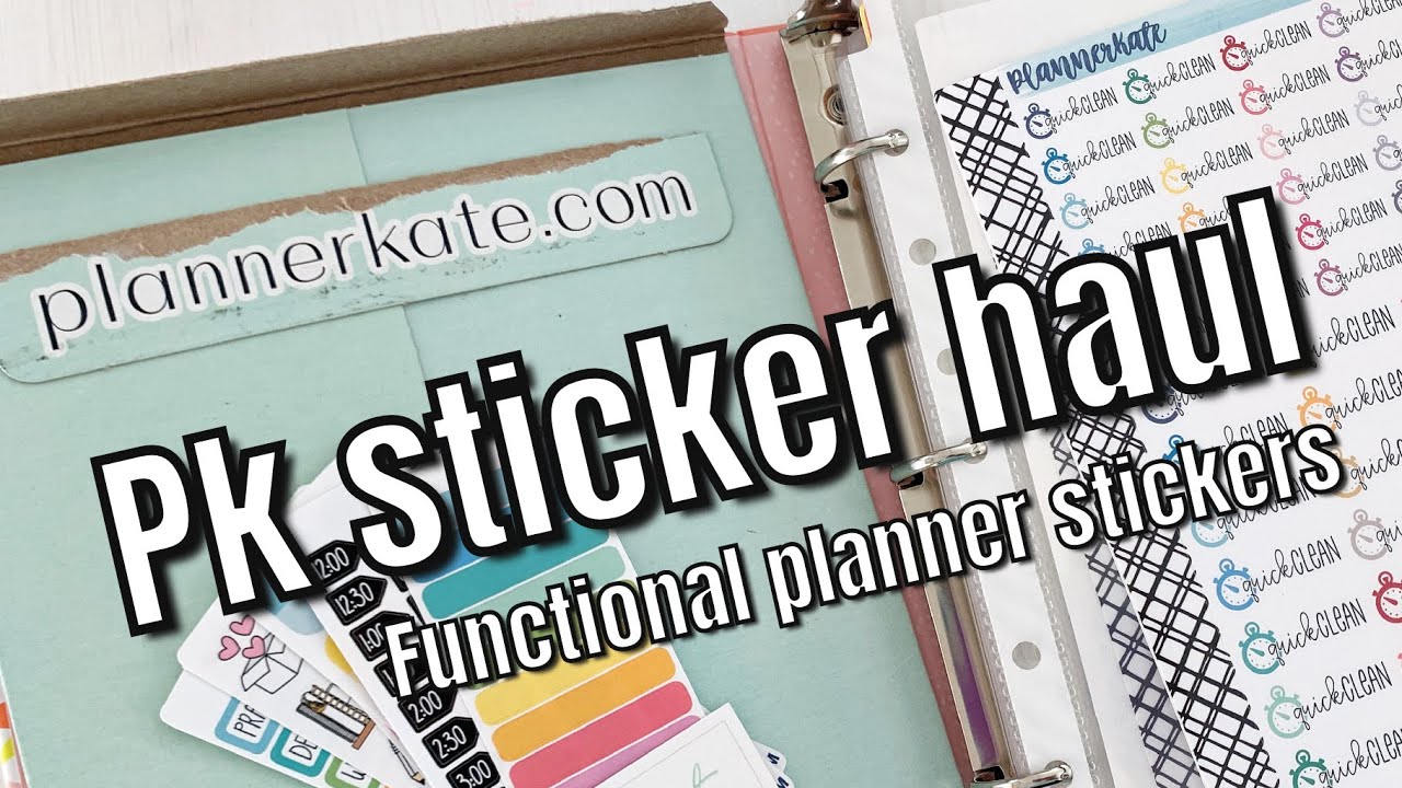 PLANNER KATE STICKER HAUL WAREHOUSE WEDNESDAY SALE FUNCTIONAL
