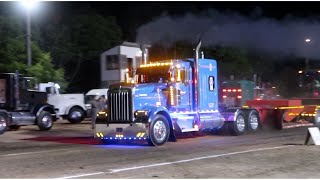 Farmington PA Street Semi Truck Pulls Mountain Area Fair