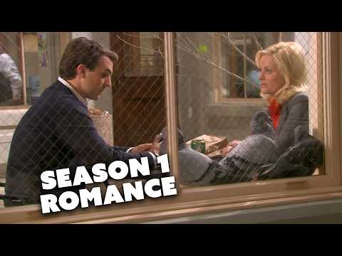 best romantic tension in season 1 | Parks and Rec | Comedy Bites