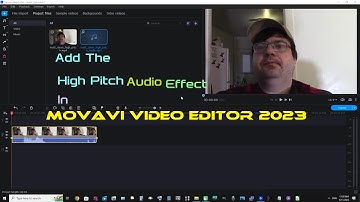 Add The High Pitch Audio Effect In Movavi Video Editor 2023