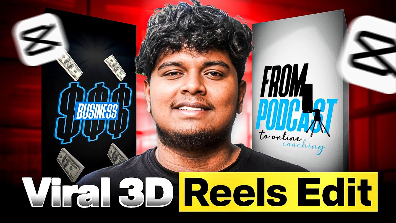 HOW TO CREATE TRENDING 3D REELS IN CAPCUT PC | COMPLETE TUTORIAL | TAMIL (2025)