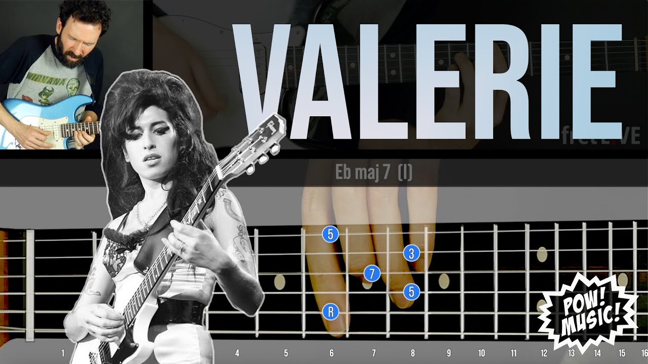 Amy Winehouse - (Valerie Chords), PDF, Rhythm And Blues Songs