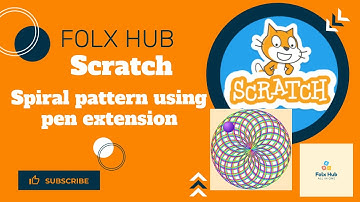 Spiral pattern in Scratch using pen extension