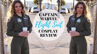 Captain Marvel Flight Suit Cosplay Review - Schs Loft Pilot Suit