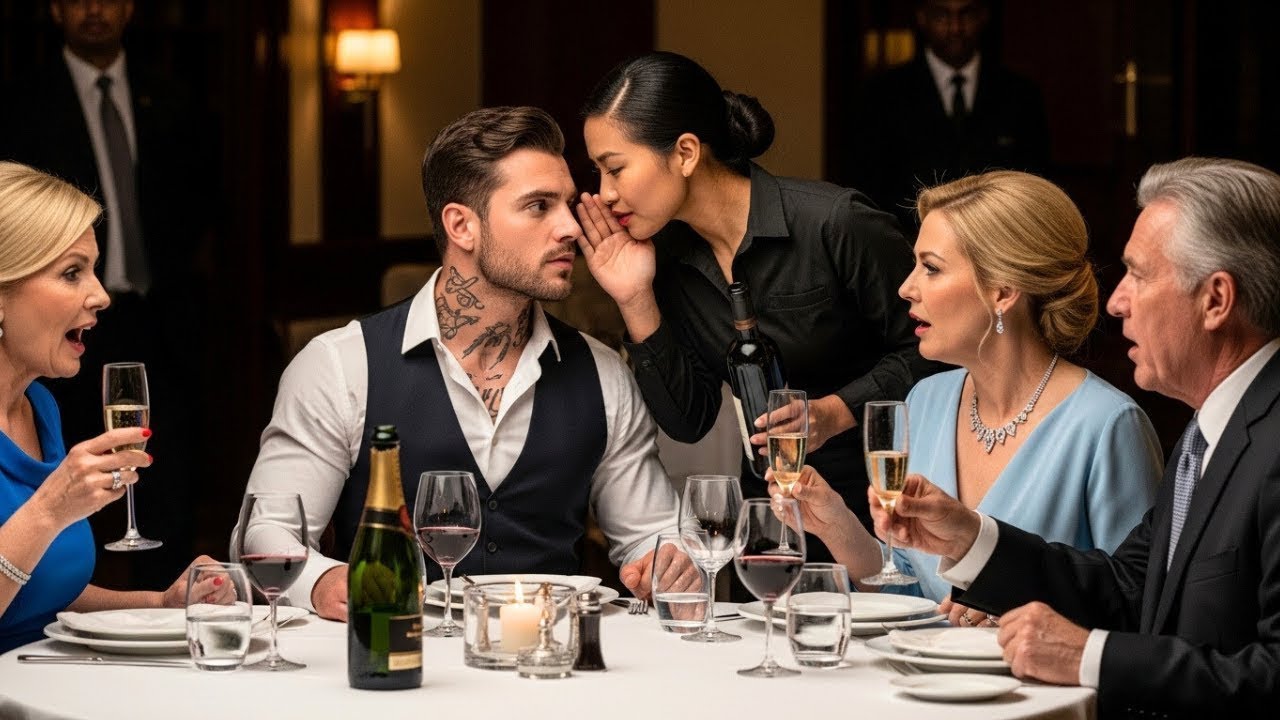 El Jefe De La Mafia Cenaba Con Su Prometida — Hasta Que Una Camarera Susurró: “Corre Ahora.”