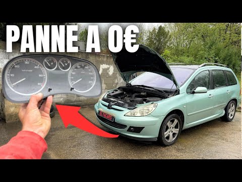 I found the fault with the Peugeot 307 speedometer
