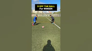 LEARN OFF THE BALL MOVEMENT for WINGER🔥#football #soccer #shorts
