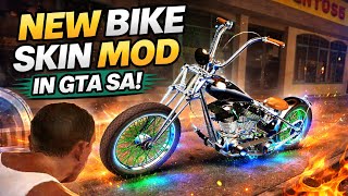 NEW BIKE SKIN MOD IN GTA SA 😱🔥 | CRAZY CUSTOM BIKES | ANDROID MOD screenshot 1