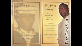 Darryl Wayne Sharp Homegoing Services