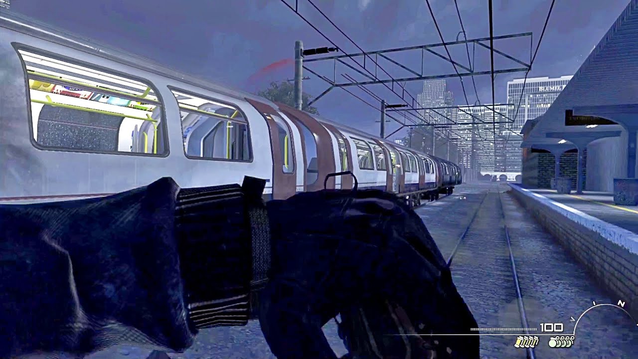 Stopping Train in Call of Duty Modern Warfare 3 - YouTube