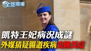 凱特王妃病況成謎 外媒猜疑腸道疾病&quot;克隆氏症&quot;｜加薩饑民搶糧遭以軍開火 導致115死悲劇【全球現場】20240303 @全球大視野Global_Vision