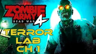 Let's Play Zombie Army 4 DLC Campaign Mission 1: Terror Lab - Chapter 1