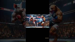 Pitbull Today - Great Boxing Match Pitbull & Pig 🐺🥊🐷 👍👍#dog #pitbull #viralshorts