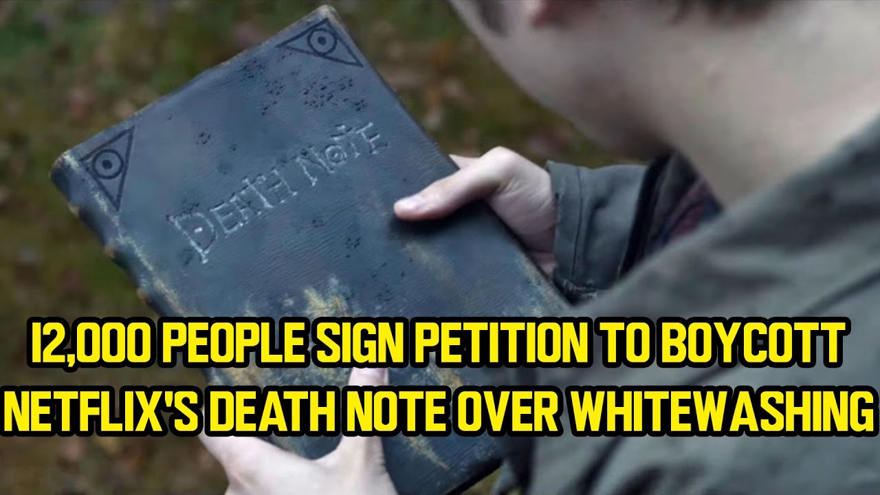 12,000 people sign petition to boycott Netflix's DEATH NOTE over
