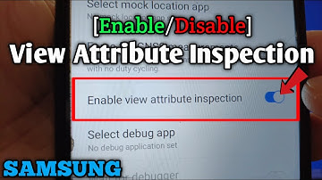 How to enable or disable view attribute inspection on Samsung Galaxy A02 | Developer Options