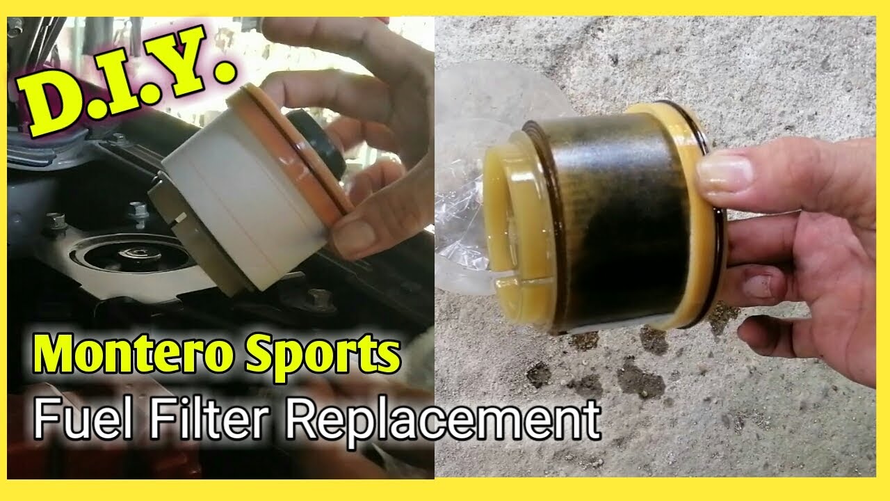 D.I.Y. Fuel Filter Replacement/Montero Sports 2015 YouTube