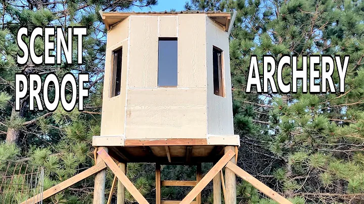 6' X 6' DIY Scent Proof Archery Box Blind Build