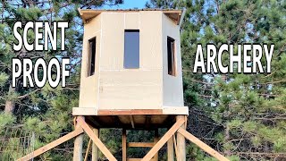 6 X 6 Diy Scent Proof Archery Box Blind Build