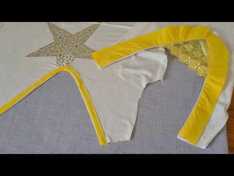 Video Cắt may áo kiểu nữ cổ tim chất liệu vải cotton 4 chiều - youtube