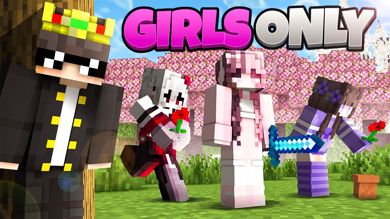 Why I Secretly Joined a 'GIRLS ONLY' Server in Minecraft..!