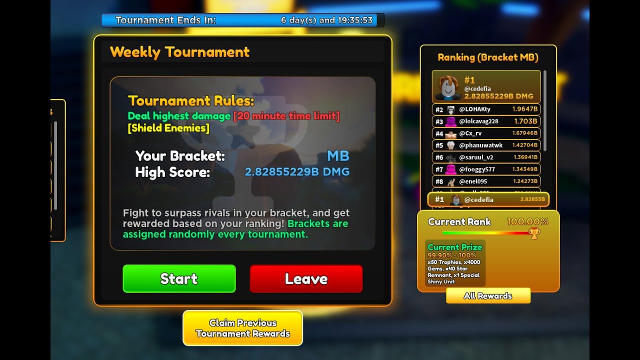 ANIME ADVENTURES TOURNAMENT 9 - 2.8 BILLION DAMAGE! 3 BILLION INCOMING ...