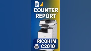 ⚠️ Must-Know for Admins! | Print Counter Report in Ricoh IM C2010 #shorts