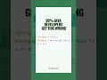 99% Don’t Know This Java String Trap #javainterviewquestions #interviewtips #selenium