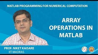 Array Operations in MATLAB