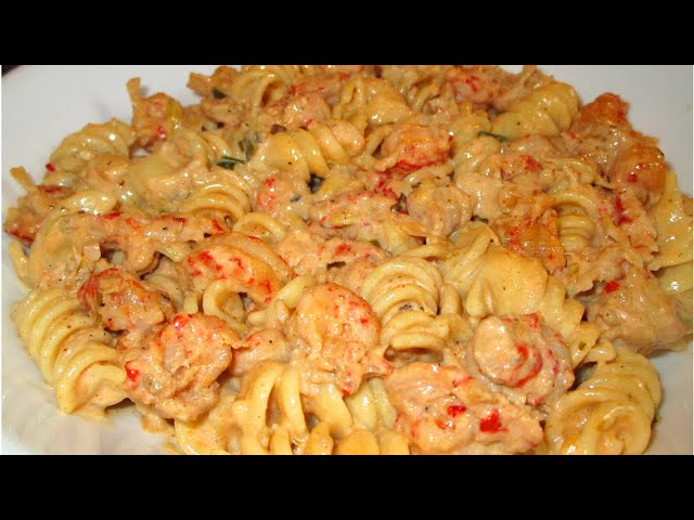 Crawfish Fettuccine By The Cajun Ninja