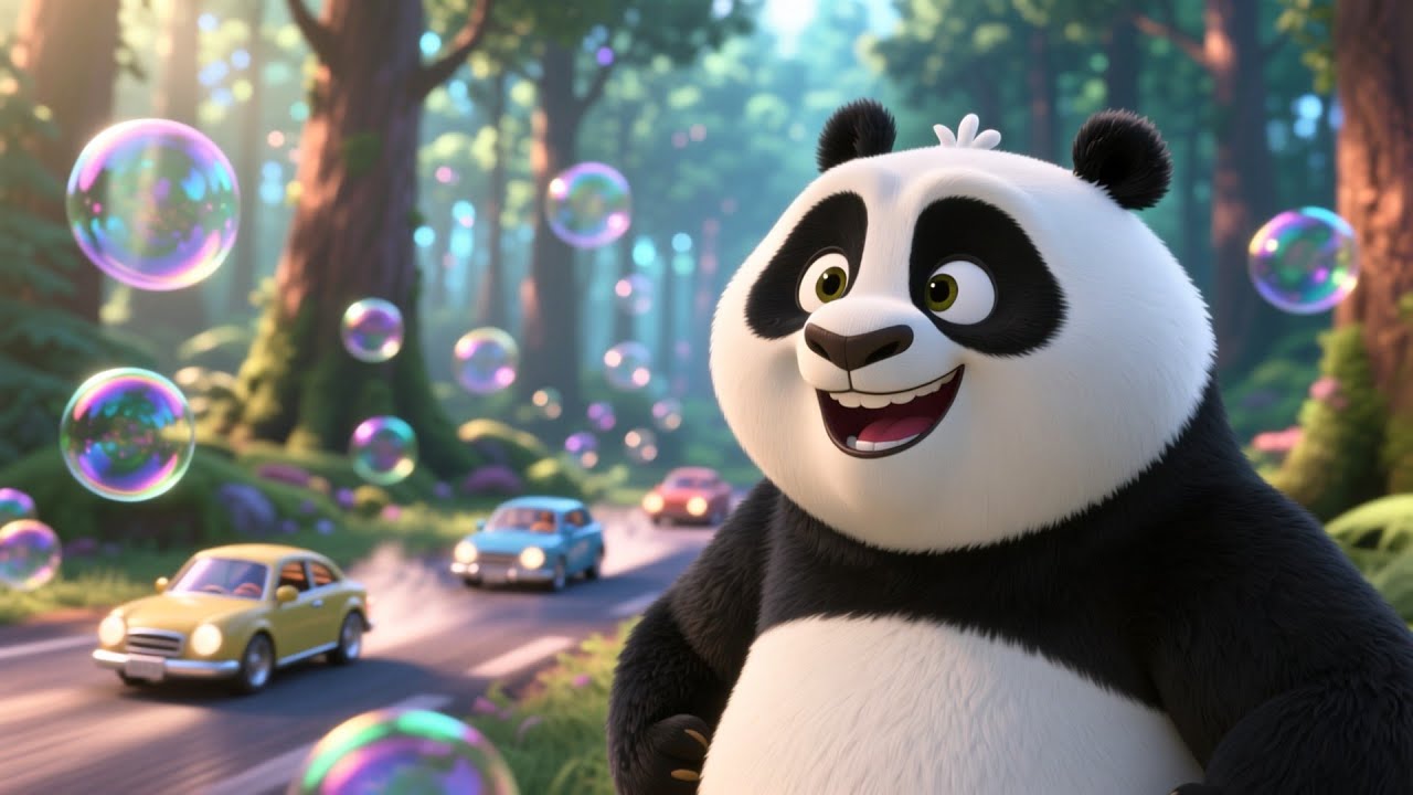 Panda Plays in Bubble 🐼🫧 Fun Baby Song for Toddlers | Playtime Adventure