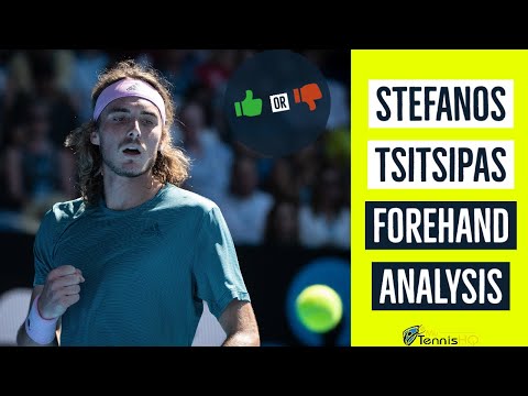 Stefanos Tsitsipas Forehand Analysis | Slow Motion