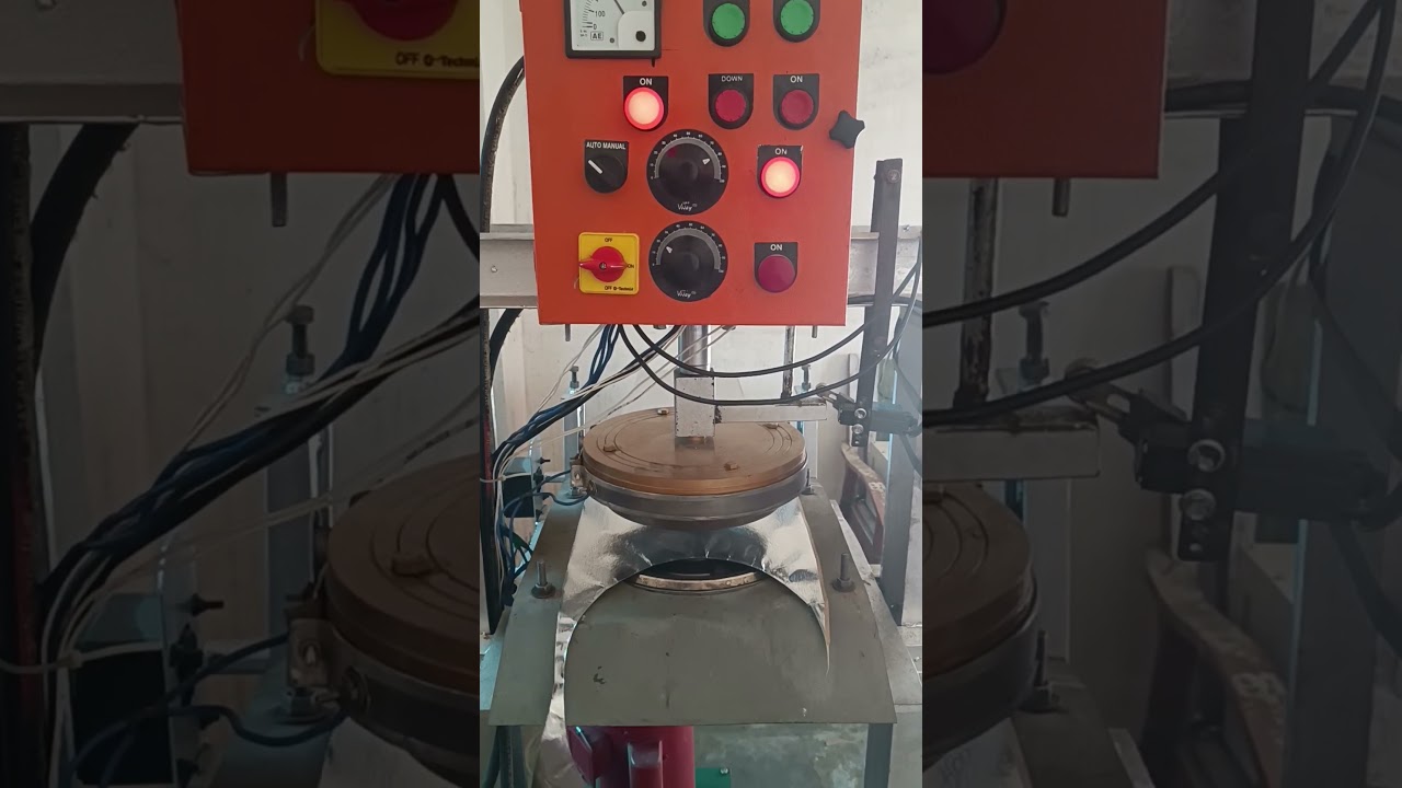 # Automatic Paper plate thali making machine