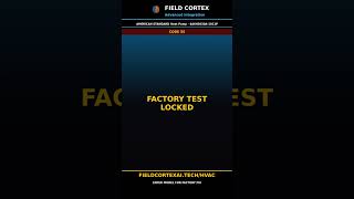 American Standard Heat Pump Error 55 Fix | Field Cortex #Shorts