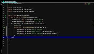 Java Swing How to Use ActionListener with JButton