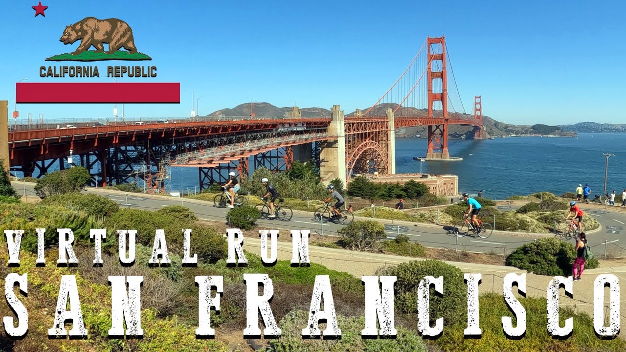 🆃RE🅰DMILL | Virtual 🆁un - SAN FRANCISCO - Golden Gate Bridge to Fishermans wharf 
