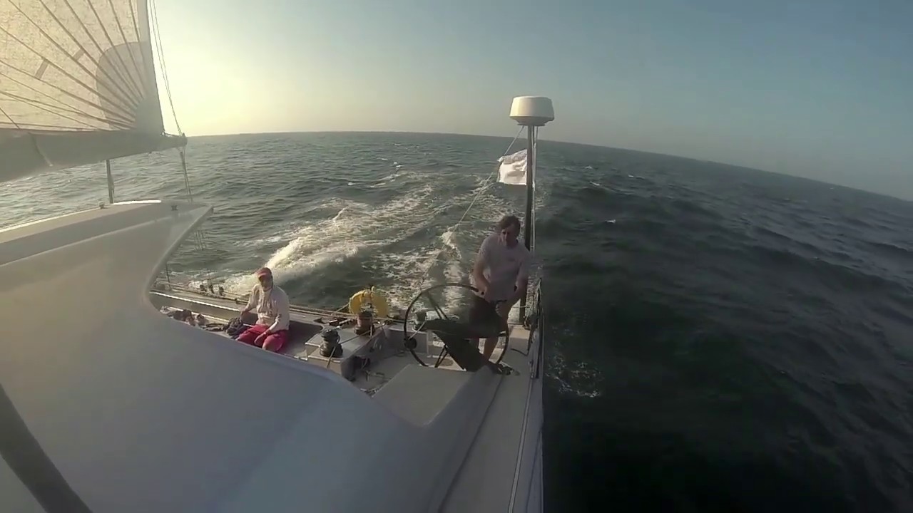 Hong Kong Vietnam Race nearly 35knts   Catamaran MC²60