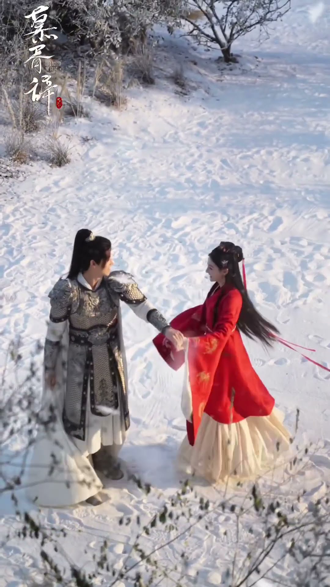 Dancing on snow in the winter❄️ #慕胥辞 #LoveBeyondTheGrave #迪丽热巴 #陈飞宇 #Dilraba #ChenFeiyu