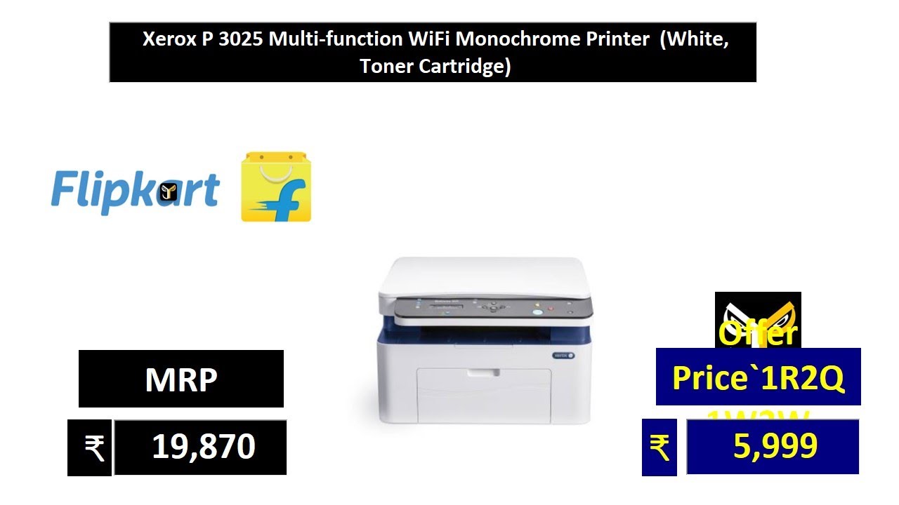 xerox p 3025 printer price