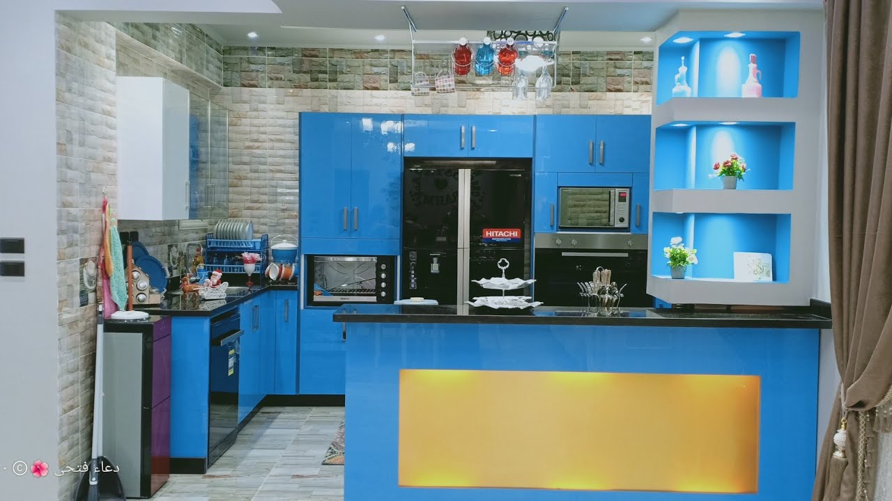 شقه عروسه الجيزه والمطبخ الأمريكى من اجمل المطابخ