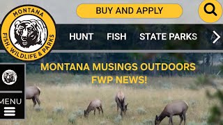 Montana FWP News. Hunter Ed, License sales, $31,000 reward for Wolf kill.