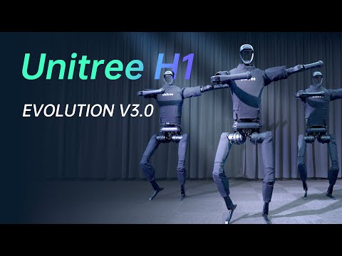 Unitree H1 Breaking humanoid robot speed world record [full-size humanoid] Evolution V3.0