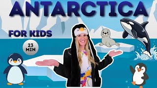 🐧Penguins, Seals, & Whales! | Antarctica Animals | Educational Video for Kids | Toddler Learning