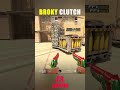 Broky 1v3 Pistol Clutch Vs Navi! #cs2 #broky #shorts
