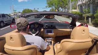 2011 Ferrari California Acceleration and downshifts