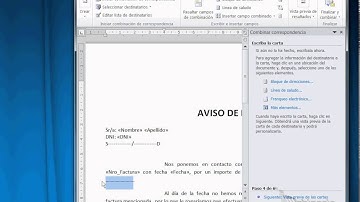 Word 2010 - Combinar Correspondencia con Excel