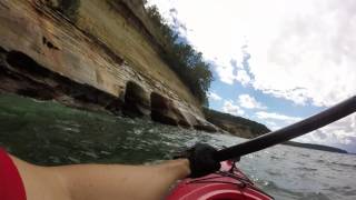 Kayaking the Pictured Rocks National Lakeshore - Upper Peninsula, Michigan