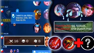 ALDOUS BEST BUILD | BASE ON MY EXPERIENCE | ALDOUS BUILD IN MYTHIC RANK | ALDOUS BEST BUILD🔥 screenshot 5