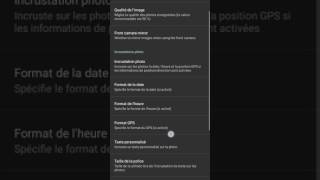 Open Camera android/ parametres options/ conseiller for Uhans camera selfie screenshot 5