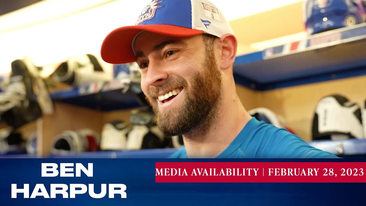New York Rangers: Ben Harpur Media Availability | Feb. 28, 2023